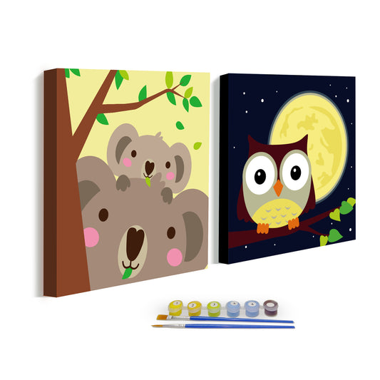 ColorOki "Koala & Owl" Paint by Number Kit