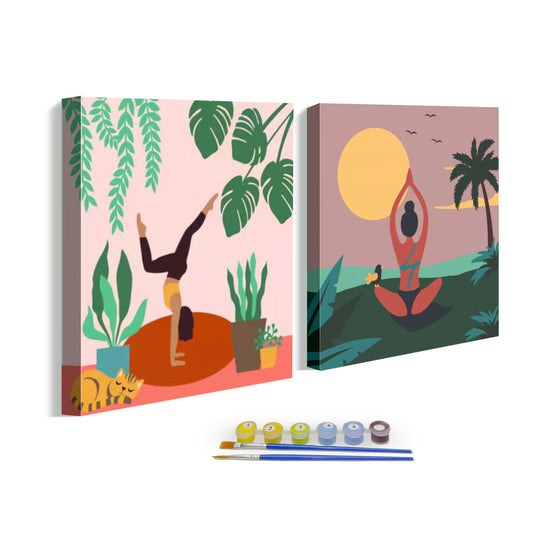 ColorOki ORIGINALS "Yoga" Paint by Numbers Kit